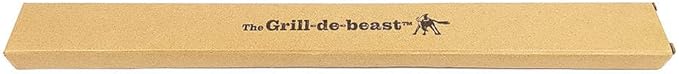 Grill-de-beast Stainless Steel Grill Fork with Engraved Wood Handle & Bottle Opener – 18" Long BBQ Tool for Grilling, Turning & Checking Doneness.