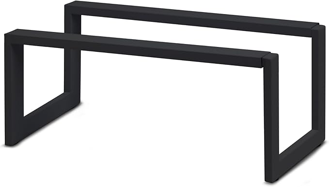QUALIAZERO 2-Tier Expandable Shoe Rack โ Durable Organizer Shelf for Entryways, Bedrooms, Bathrooms, and Laundry Rooms (GALAXY BLACK, 1 PACK)