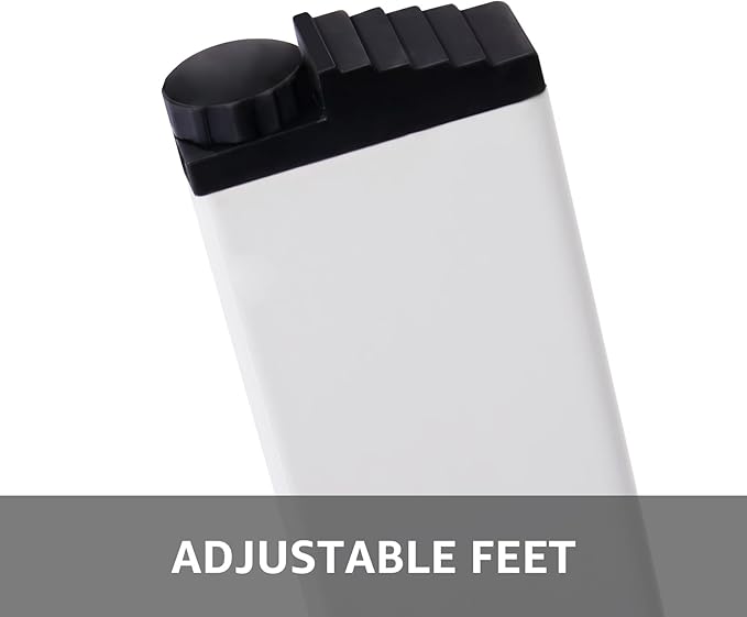 Outdoor Side Table, Outdoor/Indoor Metal Steel Patio Coffee Table, Round Weather Resistant Anti-Rust, White