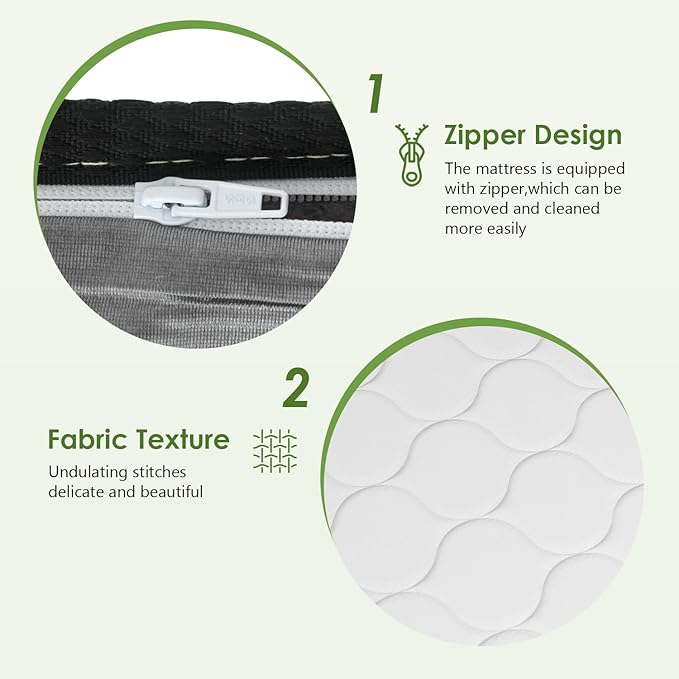 PayLessHere 8 Inch Mattress Medium Firm Spring Mattress Cool Sleep Pressure Relief Full Size Mattress in a Box Fiberglass Free CertiPUR-US Certified Breathable Foams Mattress