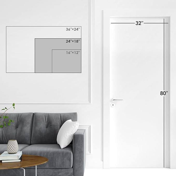 ARCOBIS Dry Erase Calendar Whiteboard Cork Board Combo, 24"x18" Magnetic White Board Calendar Dry Erase for Wall, Gold Frame Monthly Combination Board for Office, Home, School