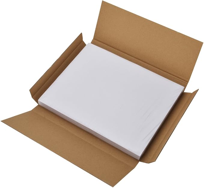 9527 Product Half Sheet Self Adhesive Shipping Labels for Laser & Inkjet Printers White Blank,2 Labels per Sheet (2000 Labels)