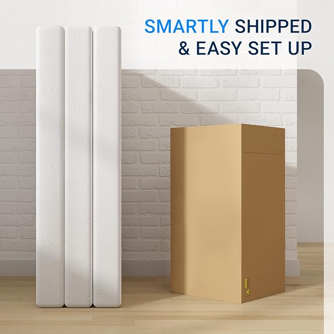 Avenco Folding Mattress, 4 Inch Trifold Mattress, Twin Size Folding Mattress for Indoors, RV/Camper Van, Travel, Camping, Guest Room-Breathable Cover & Non-Slip Bottom