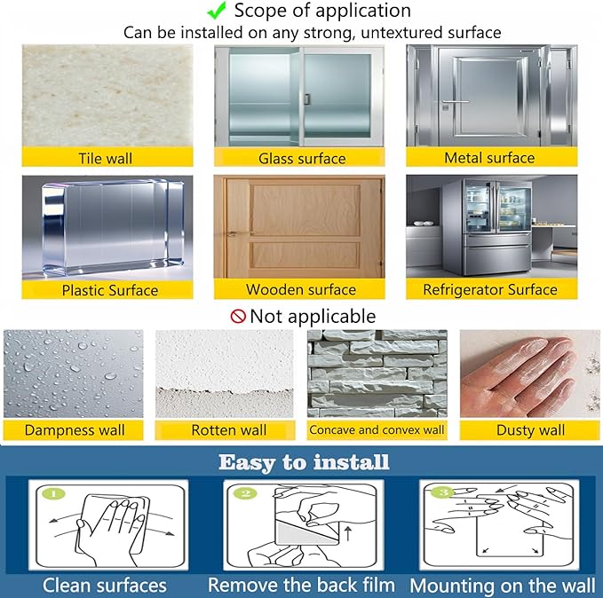 Magnetic Dry Erase Whiteboard Paper 16.5" x 24" Self Adhesive White Board Sticke with Marker, Magnetic Eraser, Magnets for Kid Whiteboard Stick Wall Peel and Stick Wallpaper Office Home