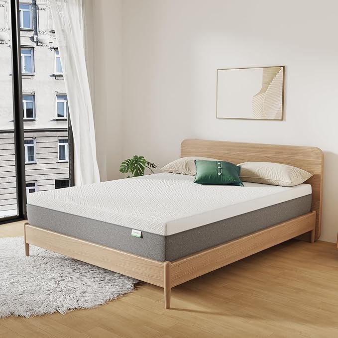 Novilla Mattress Twin, 8-Inch Gel Memory Foam Mattress for Pressure Relief, Enhanced Support & Plush Comfort, Twin Bed in a Box, Bliss