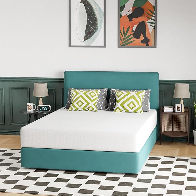 6/8/10/12 inch Gel Memory Foam Mattress for Cool Sleep & Pressure Relief, Medium Firm Mattresses CertiPUR-US Certified/Bed-in-a-Box/Pressure Relieving (10 in, Queen)