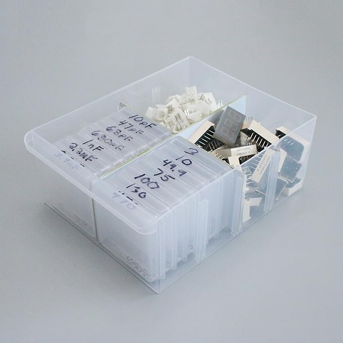 (24-Pack) Large Drawer Configurable Dividers compatible with Craftsman, ArtBin Craft Storage Cabinets, (24 Width + 6 Length Dividers), (Dividers Only)