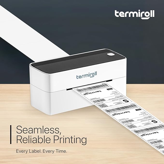 4x6 Direct Thermal Labels - Non-Perforated - 350 Labels/Roll - Compatible with Most Direct Thermal Printers Rollo, Zebra - Strong Adhesive, BPA-Free, Commercial Grade (4"x6", 350, Count)