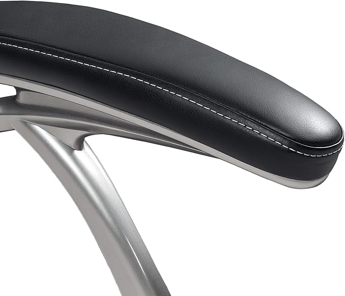 HOMCOM Executive Office Chair with Tilt Function, PU Leather High Back Desk Chair, Swivel Computer Chair with Adjustable Height, Black