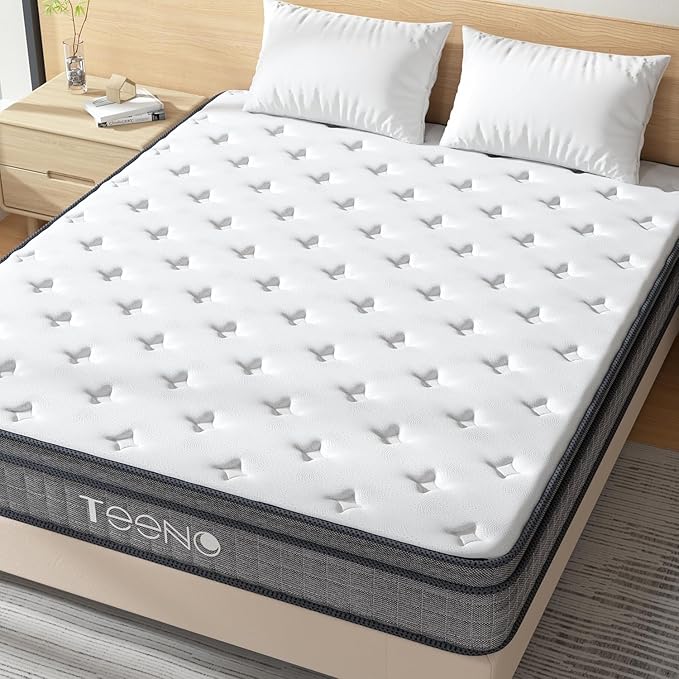 Full Mattress, 12 Inch Gel Memory Foam Pocket Coils Springs Hybrid Mattresses, Medium Firm Full Size Mattress in a Box, CertiPUR-US Certified, Cool & Support Comfort
