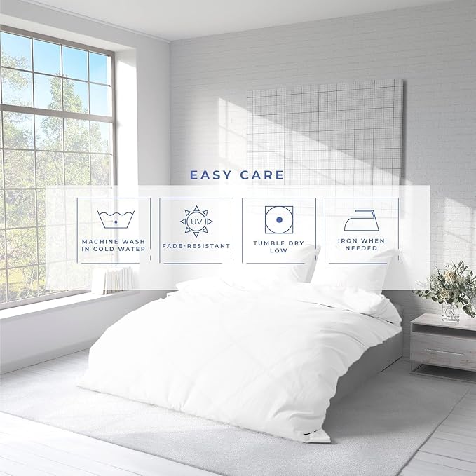 Kotton Culture 120"x120" 1 Pc Super King Plus/Super Oversize King Duvet Cover Only 100% Egyptian Cotton - 600 TC Comforter Cover, Zipper Closure & Corner Ties - Fits Only Extra Large Inserts - White