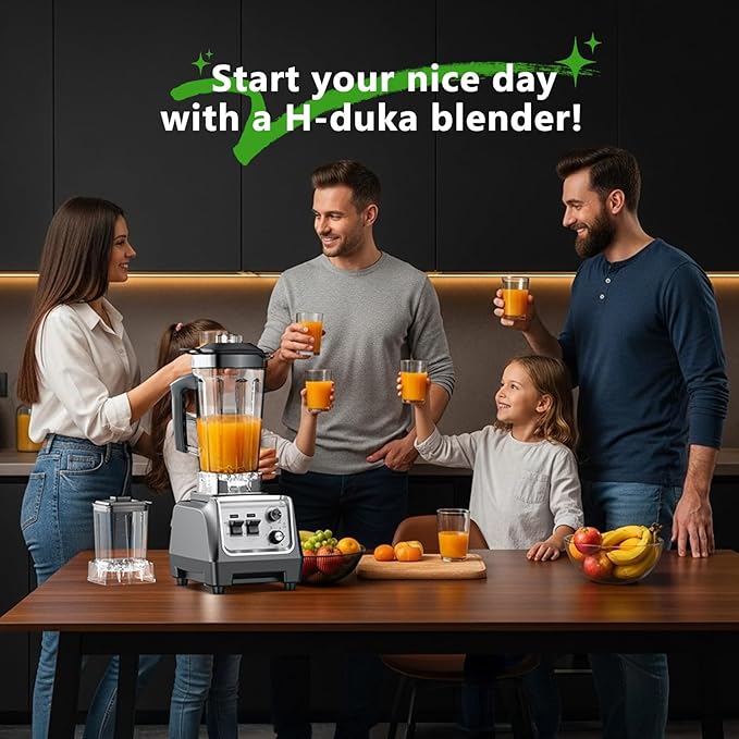 Blender for Smoothies with 1800 Watt Motor Powerful Countertop Blenders for Kitchen 70OZ Large Capacity Smoothie Blender and Grinder Combo for Ice Crush Frozen Drinks Puree