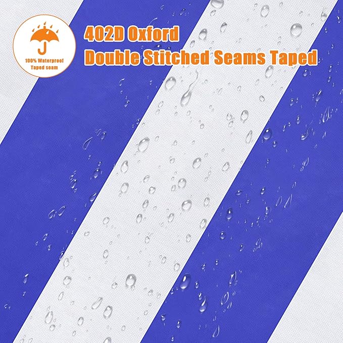 Kids Water Table Cover for Step 2 Rain Showers Splash Pond Water Table, Outdoor Waterproof Anti-UV Kids Water Play Table Cover (Blue)