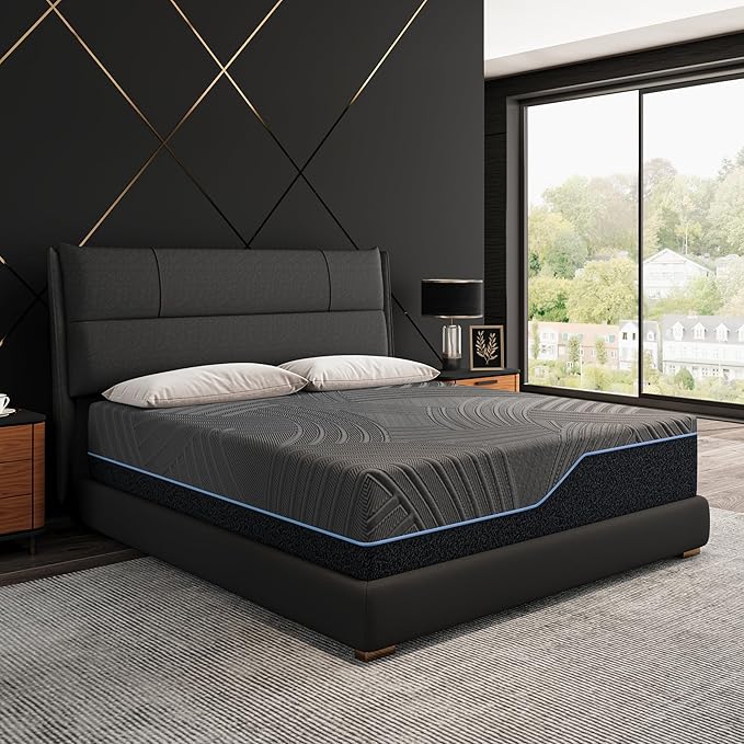 14 Inch Twin Size Mattress in a Box, Copper Memory Foam Mattress with Cooling Cover, Medium Firm for Pressure Relief, Fiberglass-Free, CertiPUR-US Certified, Foam Made in USA, 38"x75"x14"