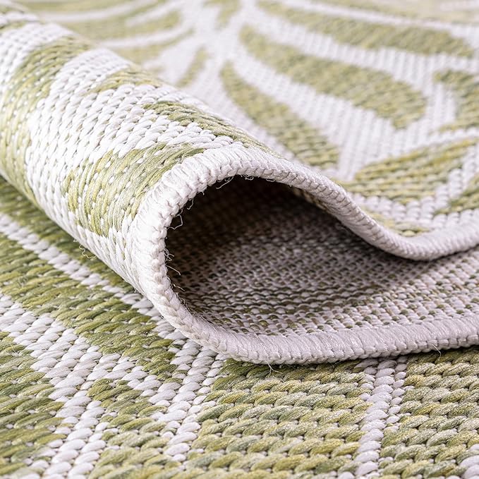 Keen Home Design Terrace Outdoor Area Rug - 10x14 Washable Indoor/Outdoor Rug for Patio, Kitchen, Balcony, Beach, Garden, Deck and Porch, Size: 10'x14'