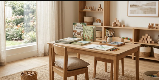 Why a Kids Table and Chair Set Helps Create Independent Little Learners