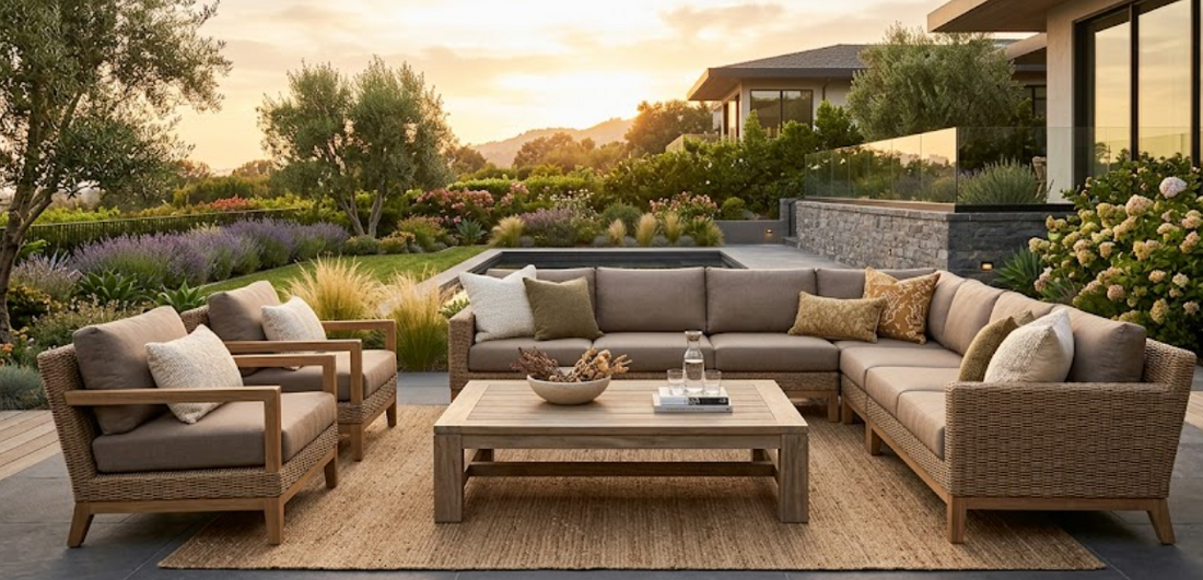 Outdoor Patio Furniture Turns Your Backyard Into an Outdoor Living Room