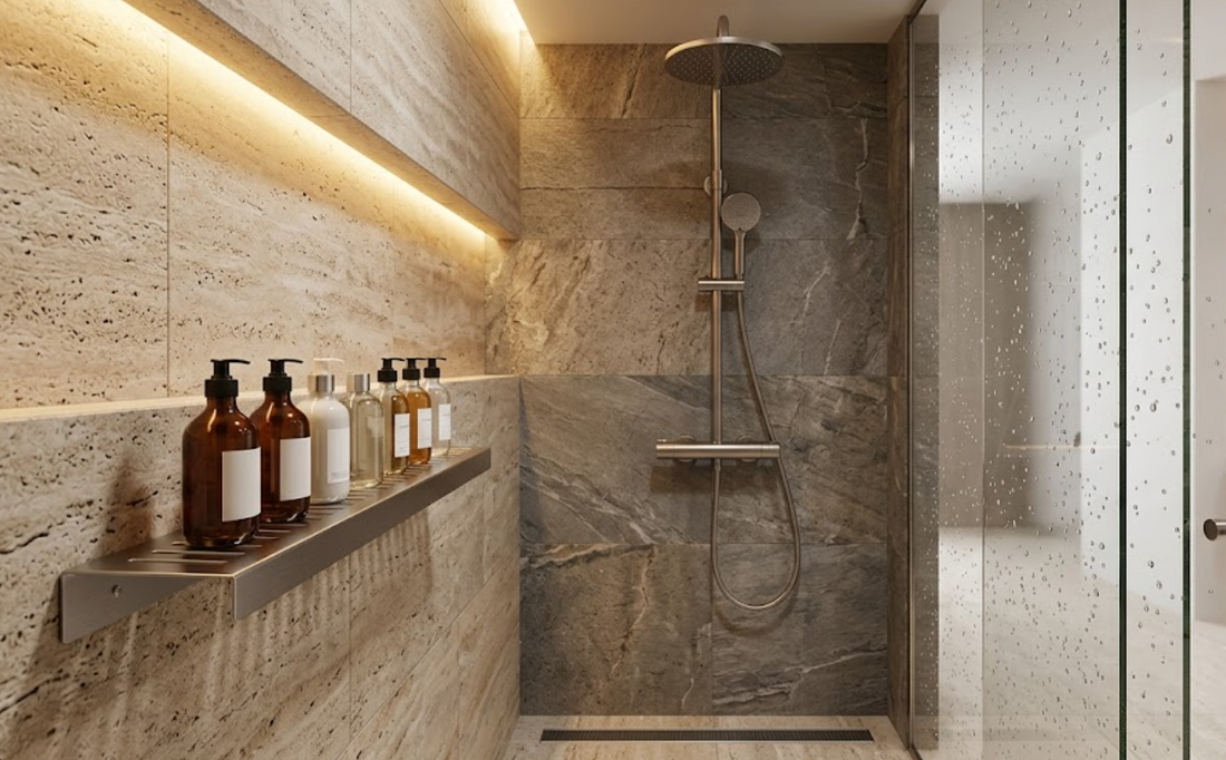 Upgrade Your Bathroom with a Quick-Drain Shower Shelf