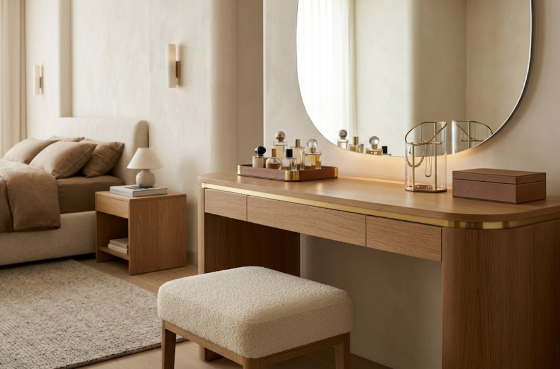 Elevate Your Bedroom with a Sophisticated Vanity Desk