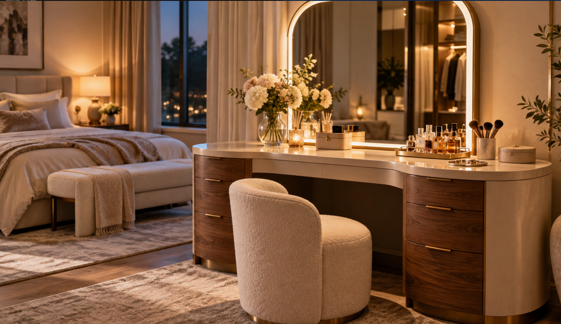 The Vanity Table Every Dream Bedroom Deserves
