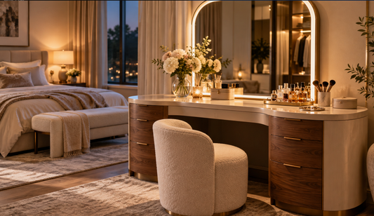 The Vanity Table Every Dream Bedroom Deserves