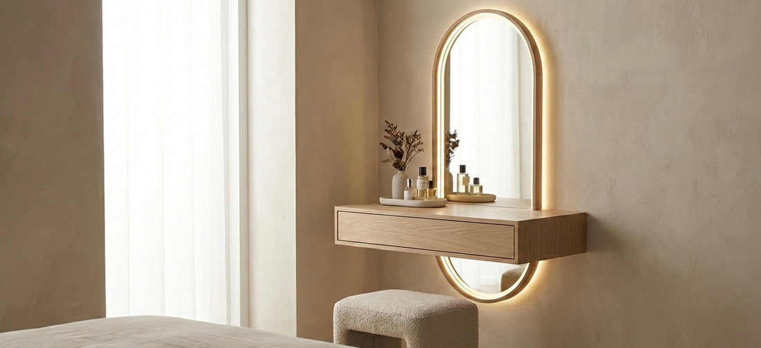 Small Vanity Desk with Mirror and Lights: Where Function Meets Personal Ritual