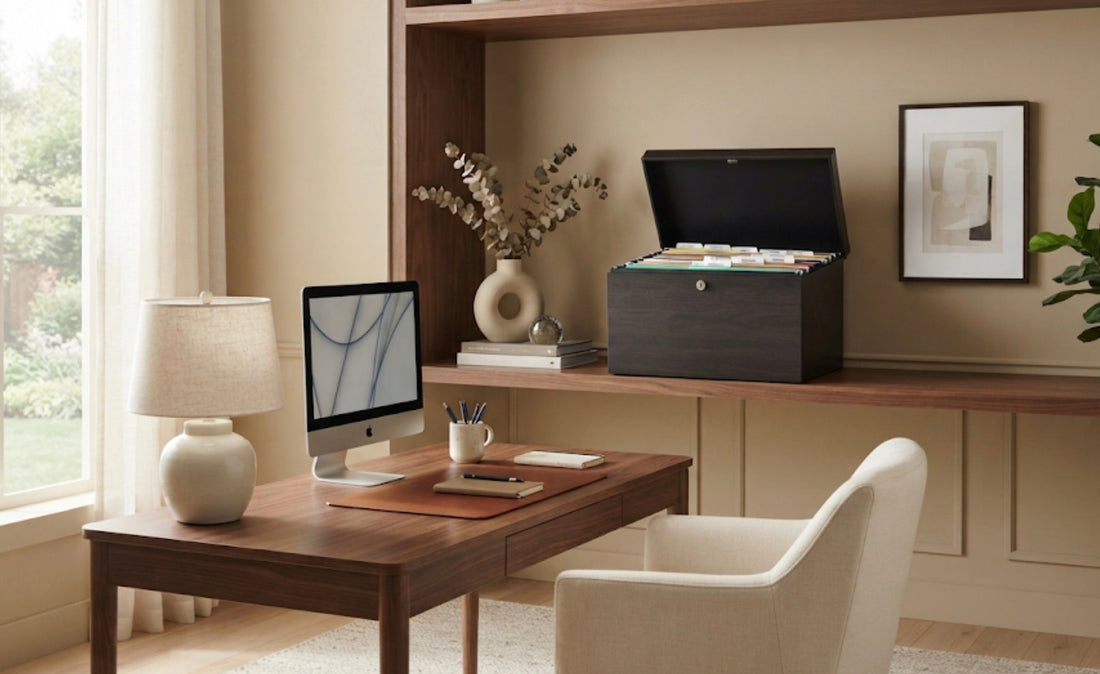 Organize Important Documents with a Locking File Box