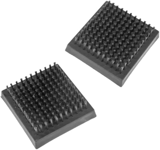 BBQ-AID 2-Pack Wire Grill Brush Replacement Heads, Grill Cleaning Bristle Brush - Screwdriver Included, for 2024 Model Grill Brush and Scraper. No Scratch Cleaning for Any Grill: Char Broil & Ceramic
