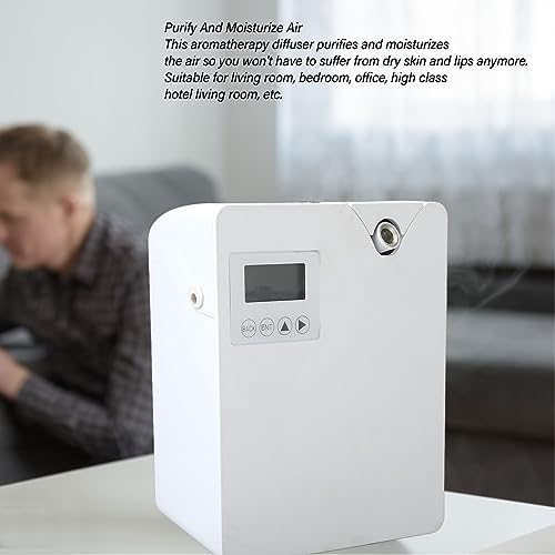 Essential Oil Diffuser and Humidifier with Atomization Technology, Large Coverage Area, Low Noise, ABS Material, US Plug