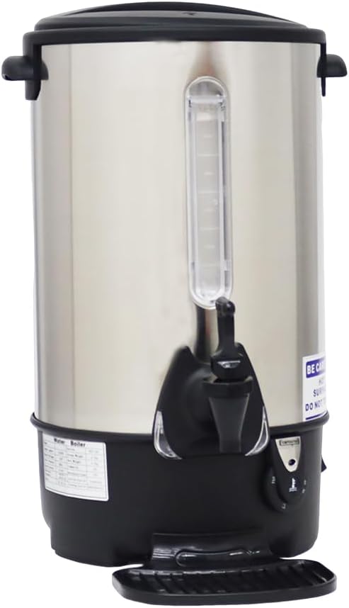23L/24.3QT Hot Water Dispenser Commercial Electric Hot Water Bucket 1500W Fast Boiling with Temperature Control Electric Kettle for Office Restaurant Tea Shop & Event Venues 110V