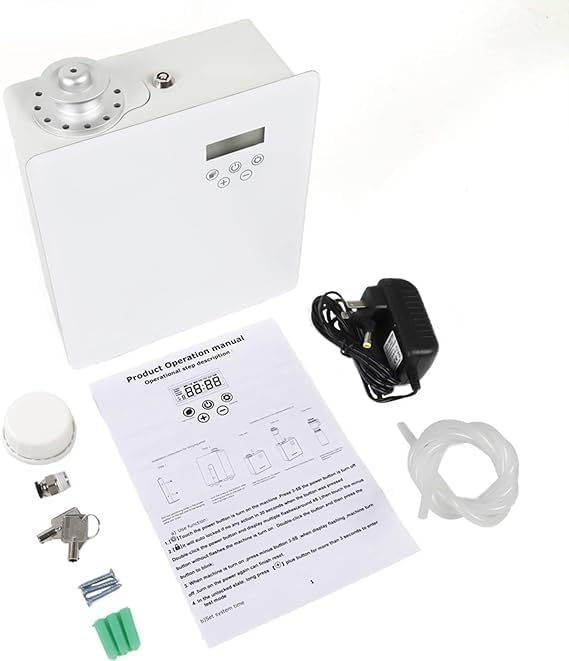 500ml Smart Scent Air Machine Aromatherapy Diffuser Machine,HVAC Diffuser Scent System Waterless Aromatic Diffuser Large Area Fragrance Diffuser for Area Cover Up to 3000m³(500ml)