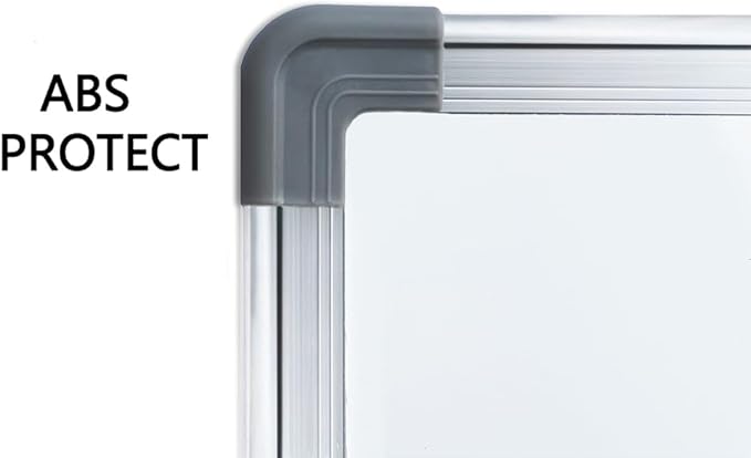 Dry Erase White Board, 20x14Inch (50x35cm) for Wall Whiteboard Aluminum Frame Hung for Kids Draw and Write Teach