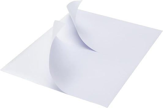 MFLABEL Half Sheet Shipping Labels - 1000 Sheets (2000 Labels) 8.5" x 5.5" Self-Adhesive Address Labels for Laser & Inkjet Printers, Packaging Labels for Shipping Includes Free Fragile Stickers