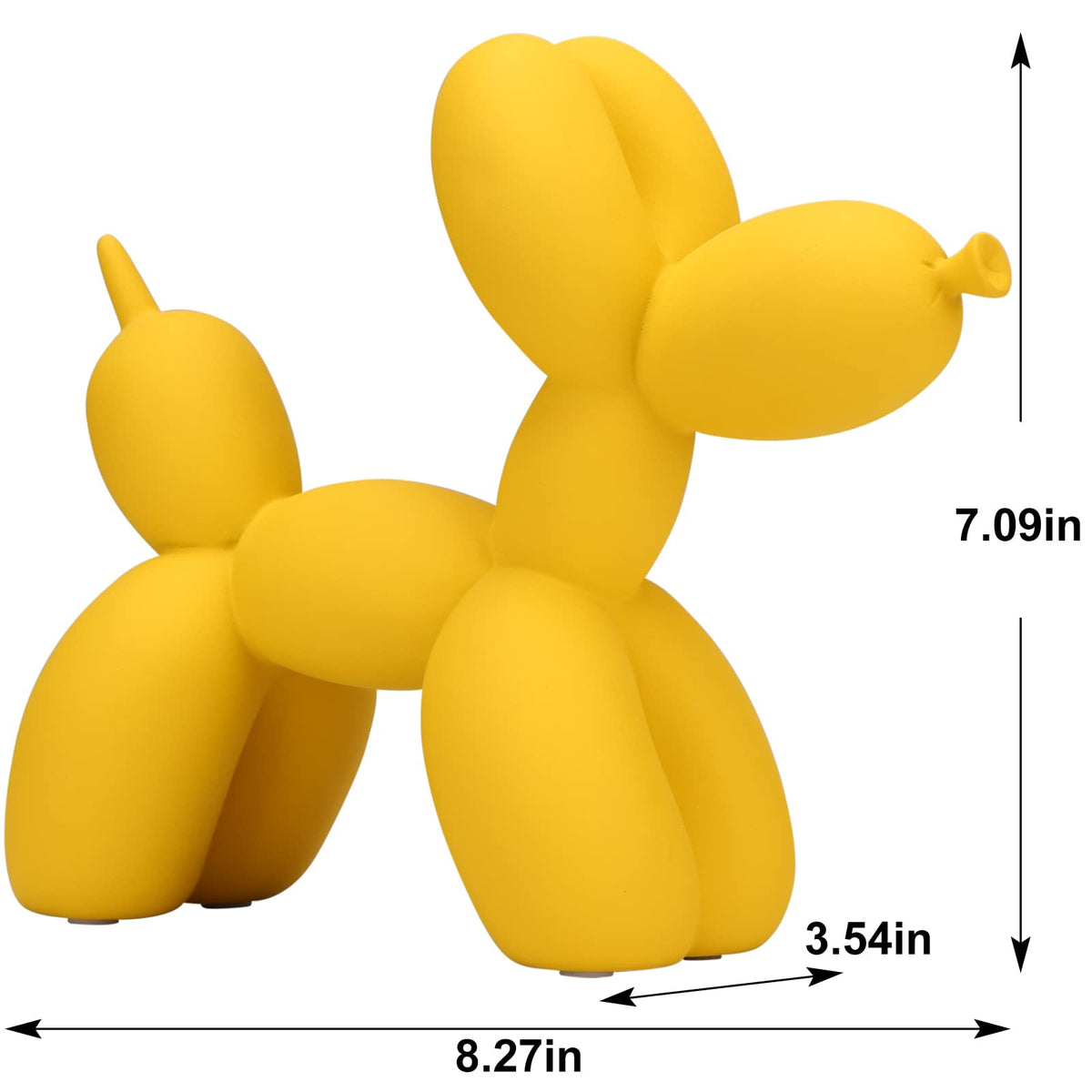XIAOMAGG Creative Balloon Dog Sculpture Modern Home Decoration Trendy Animal Art Ornaments Collection Figurine Bedroom Living Room Office Desktop Resin Decors