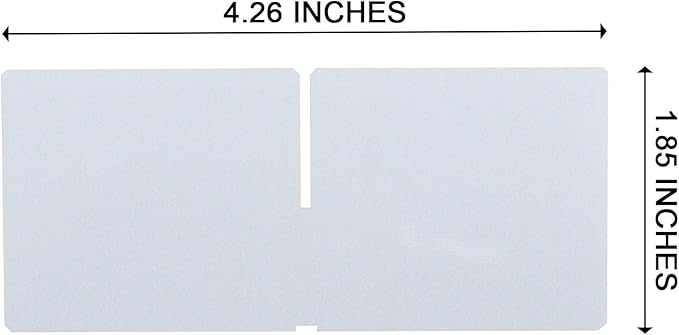 (12-Pack) Large Drawer Configurable Dividers compatible with Craftsman, ArtBin Craft Storage Cabinets, (12 Width + 3 Length Dividers), (Dividers Only)