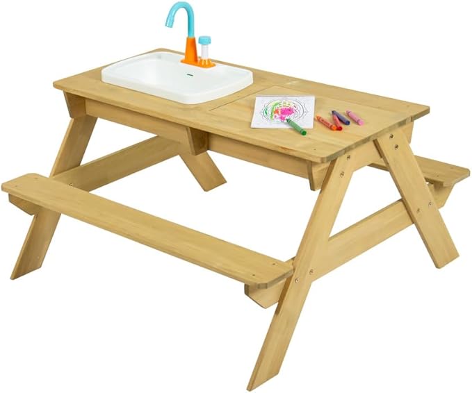 TP Toys Multi-Activity Table: Sand, Water, Crafts & More (2-6 yrs)