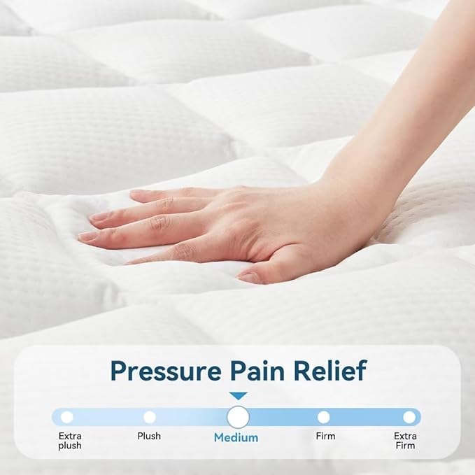 6 inch Twin Size Memory Foam Mattress in a Box – Cooling Gel‑Infused Foam, Pressure‑Relief Comfort, Fiberglass-Free, CertiPUR‑US® Certified