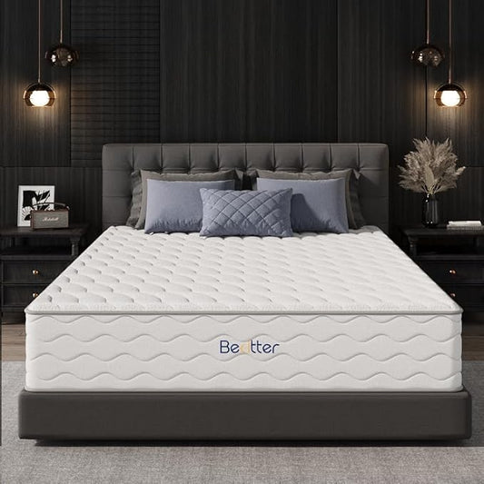 14 Inch Full Hybrid Mattress, 7-Zone Green Tea & Charcoal Cooling Gel Memory Foam Mattress in a box,Pocketed Springs for Isolate Motion, Pressure Relief, CertiPUR-US Certified, Support Comfort