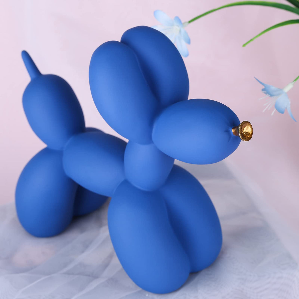 XIAOMAGG Creative Balloon Dog Sculpture Modern Home Decoration Trendy Animal Art Ornaments Collection Figurine Bedroom Living Room Office Desktop Resin Decors