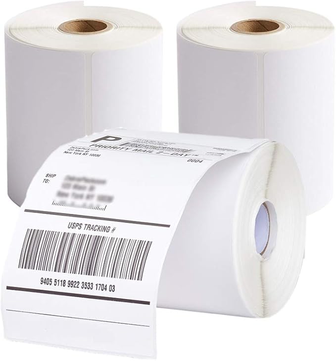 RBHK 40 Rolls 4x6 Direct Thermal Labels for Zebra Printer, 250 Blank Shipping Labels per Roll (40 Rolls)