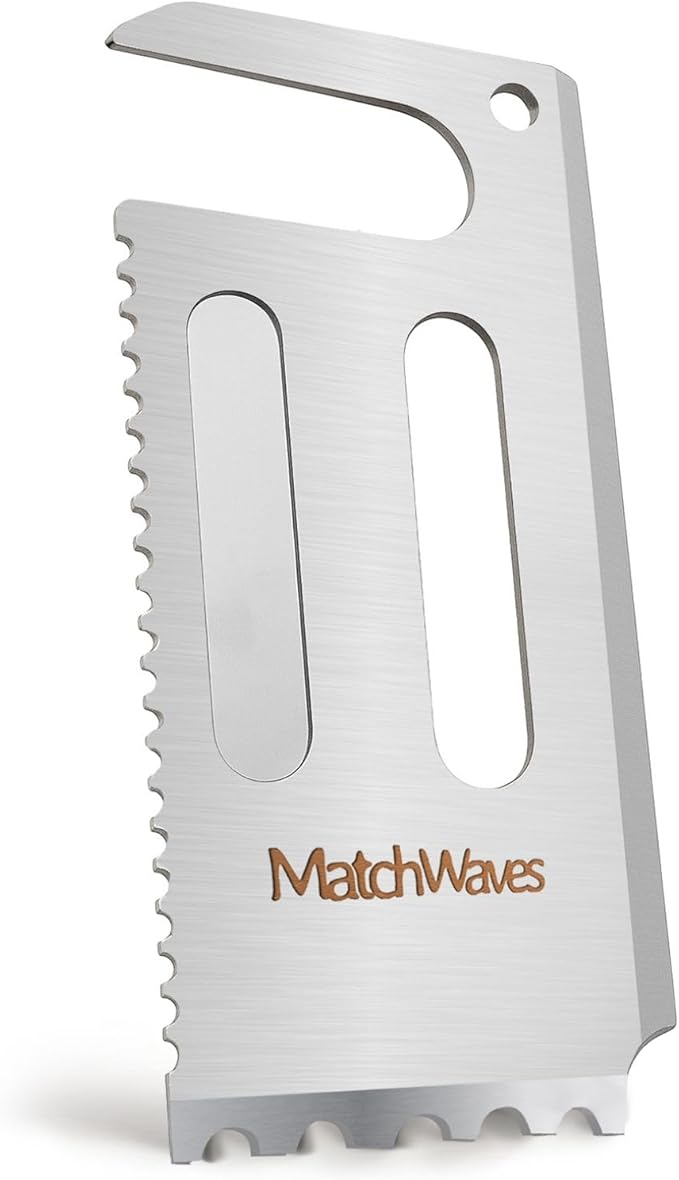 Grill Scraper for Traeger Grills, Stainless Steel Grill Grate Cleaner - Safe Bristle-Free Grill Cleaning Tool