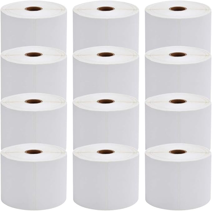 MFLABEL 32 Rolls of 450 Counts, 4x6 Shipping Labels, Mailing Postage Labels for Zebra 2844 ZP-450 ZP-500 ZP-505