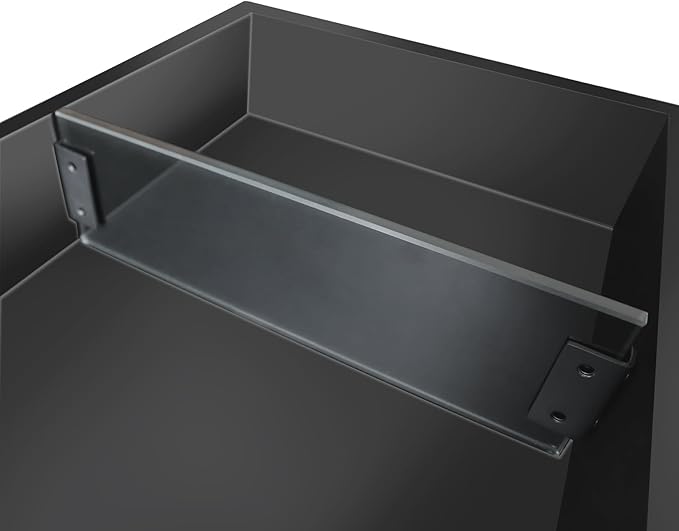 CKB Shower Niche Stainless Steel, 24 Inch x 14 Inch x 4 Inch Depth, Double-Layer Storage Shelves, Recessed Shower Shelf with Matte Black