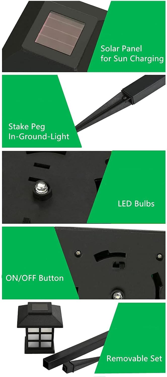 Outdoor Solar Pathway Lights Waterproof 2-Packs Outside LED Decorative Lights Landscape Lighting for Yard Patio Driveway Garden (RGB)