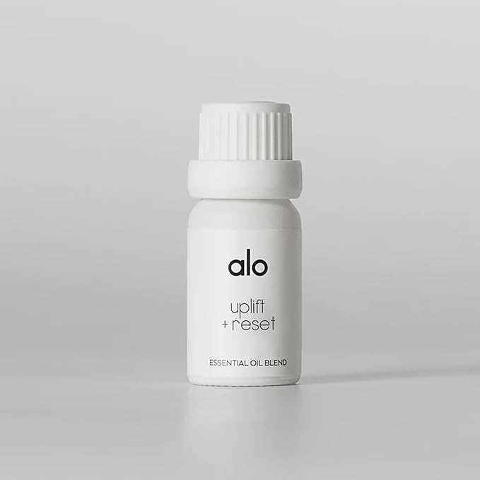 Alo Aura Diffuser + Uplift & Reset Essential Oil - Citrus - Purifies Energy and Promotes Deep, Healing Breaths - Therapeutic Grade