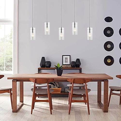 Chrome Pendant Lights Kitchen Island - Small Clear Glass Pendant Light Fixture