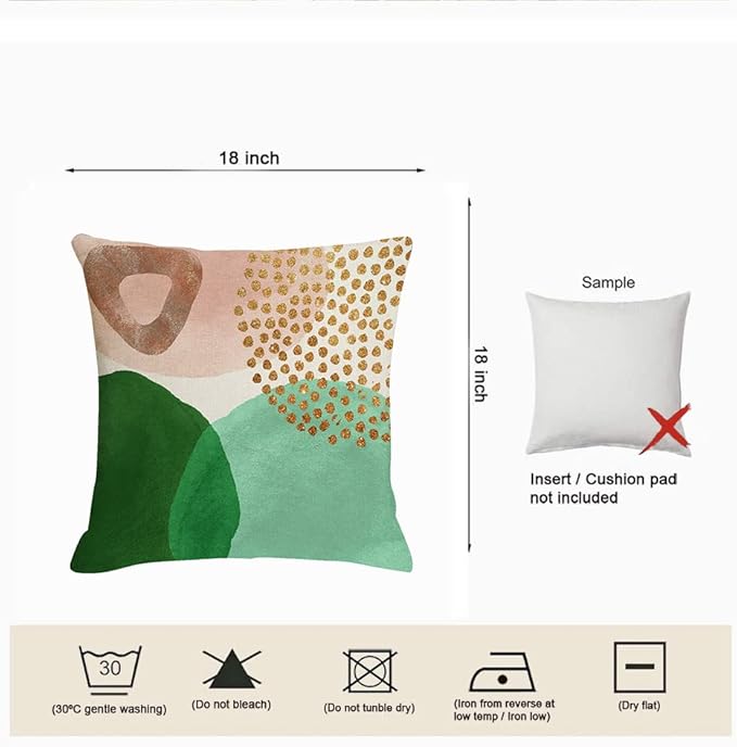 Jartinle Boho Pillow Covers Set of 4 Mid Century Modern Decor Throw Pillows Abstract Geometric Minimalist Pillow Cases for Couch Sofa Home Decorations