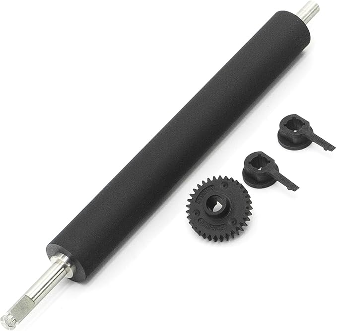 Platen Roller for Zebra P4T RP4T Thermal Label Barcode Printer,Label Maker Transfer Roller Support Printer P/N:AK18913-005 (Including Gear Parts)