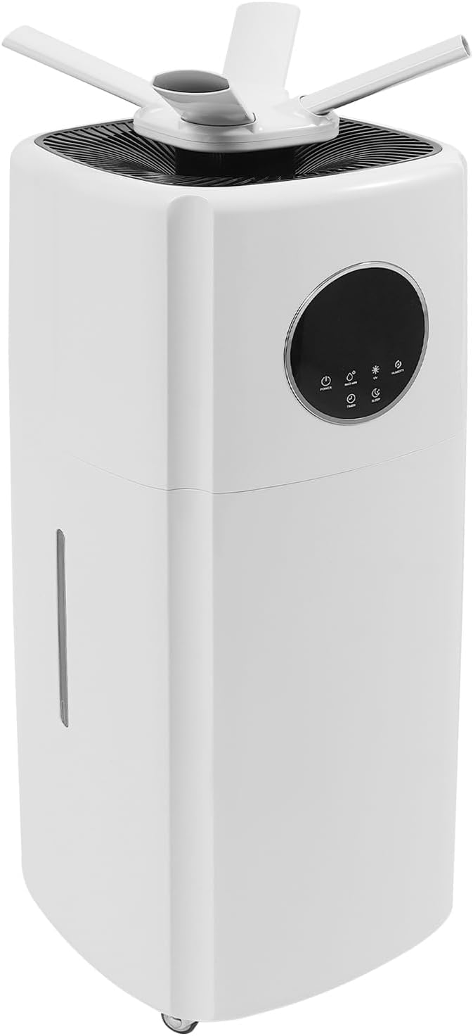 5.5Gal/21L Mist Whole House Humidifier, up to 3200 Sq Ft Large Room Air Cleaner For Home, Quickly & Evenly Humidify Larger Areas, Top Fill for Villas, Supermarkets, Offices