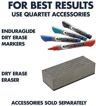 Quartet Whiteboard, Glass Dry Erase Board, Non-Magnetic, 8' x 4', Infinity Frameless Mounting, Frosted Surface, Accessory Tray and 1 Dry Erase Marker (G9648F)